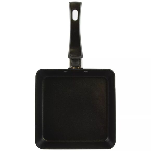 Gold Coast 6" Square Non-Stick Mini Blue Frying Pan with Bonus 8" Spatula - Picture 3 of 7